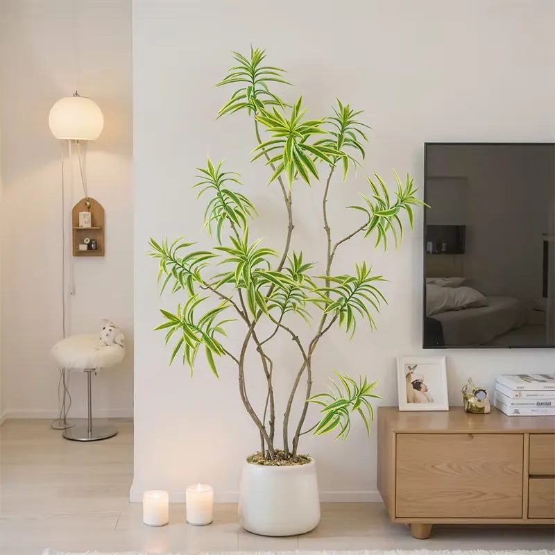 ต้นไม้ประดิษฐ์จำลองเสมือนจริง  - Dracaena Marginata บทวิจารณ์และราคา
