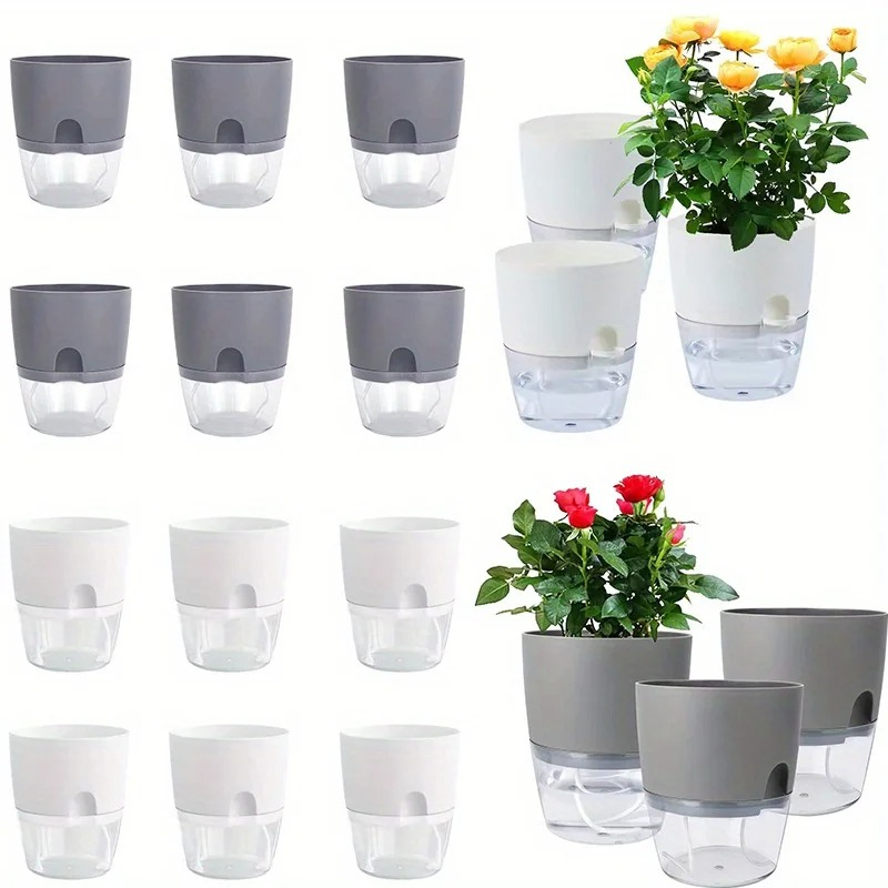 กระถางต้นไม้พลาสติกแบบรดน้ำเอง - Aloe Vera Pot บทวิจารณ์และราคา